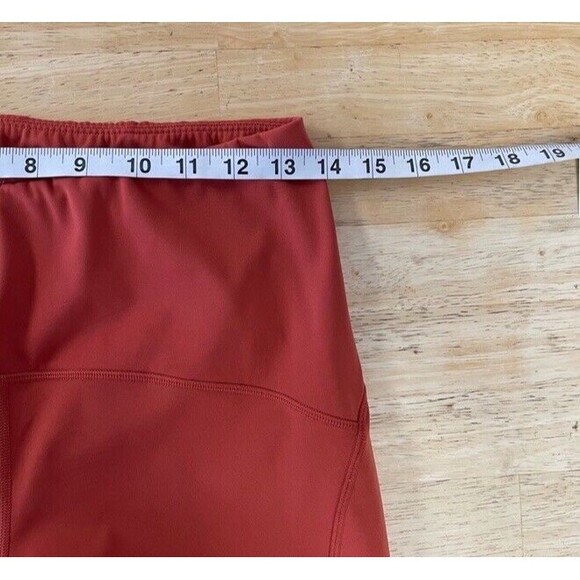 Varley Meadow Yoga Leggings Athleisure Sporty Spice Red 7/8 Leg Mid Rise Large - Picture 6 of 10